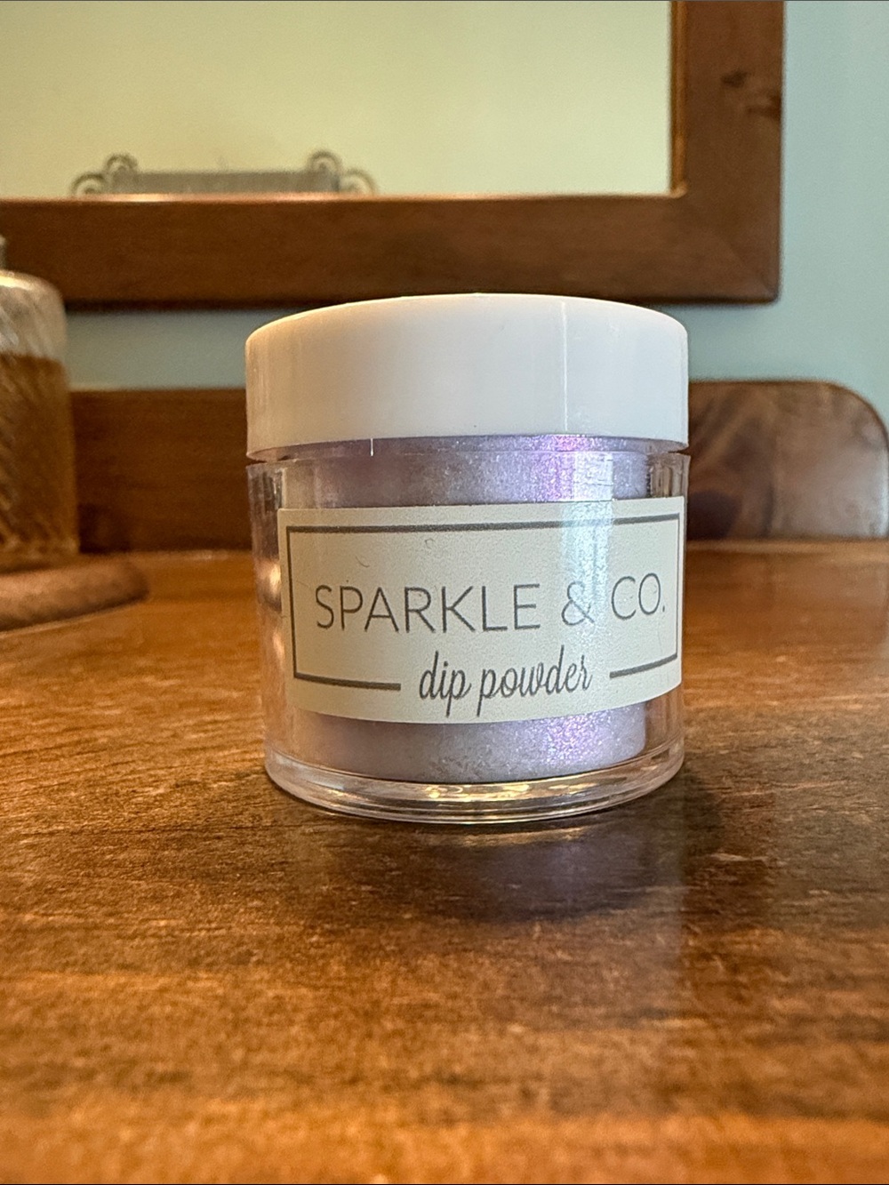 SPARKLE & CO.  Lavender Seaglass Dip Powder